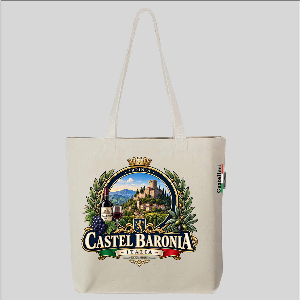 Castel Baronia Stemma Tote by Castellesi