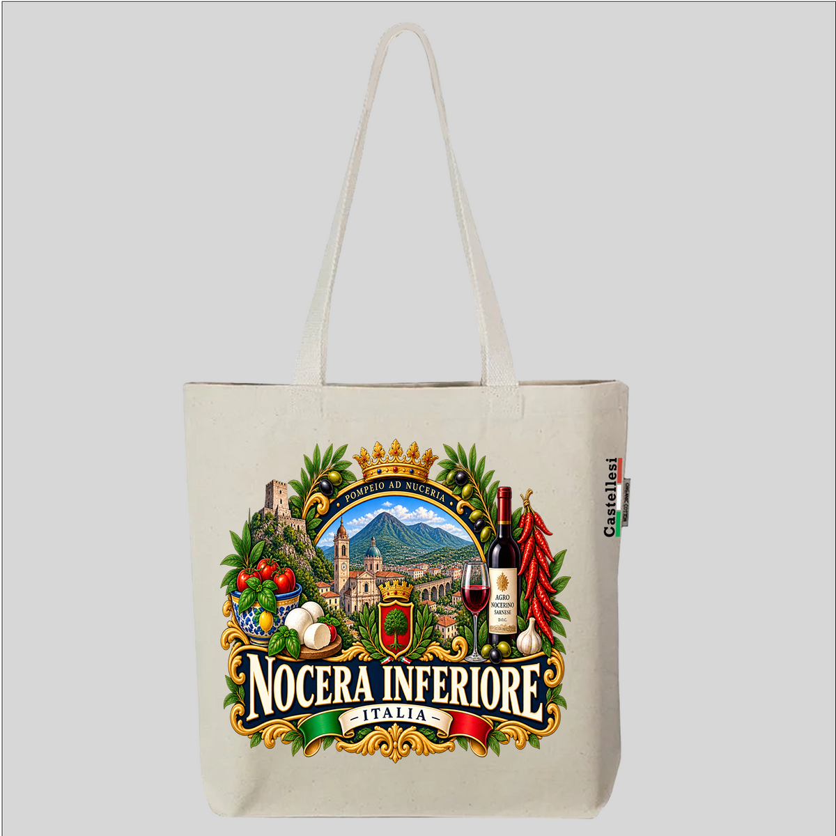 Nocera Inferiore Stemma Tote by Castellesi