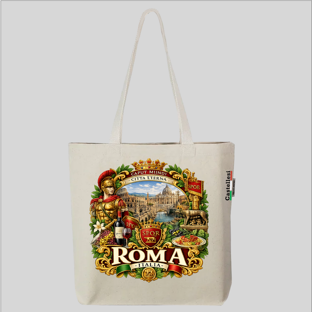Roma Stemma Tote by Castellesi