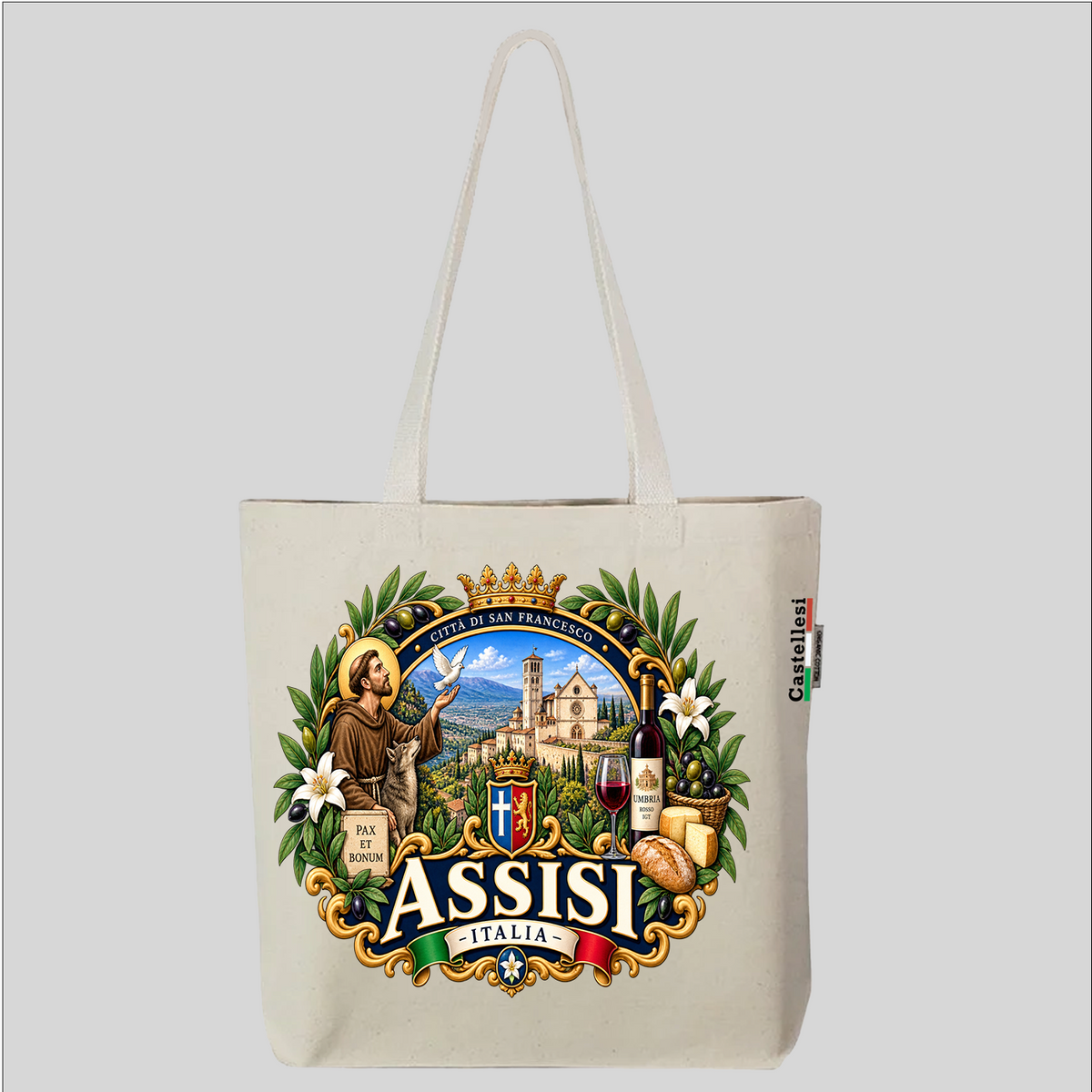 Assisi Stemma Tote by Castellesi