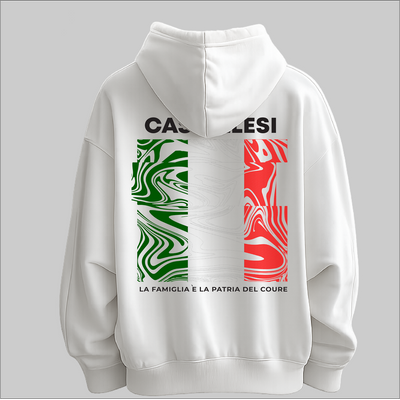 Italian Flag Hoodie Unisex
