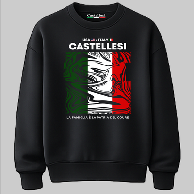 Italian Flag Sweatshirt