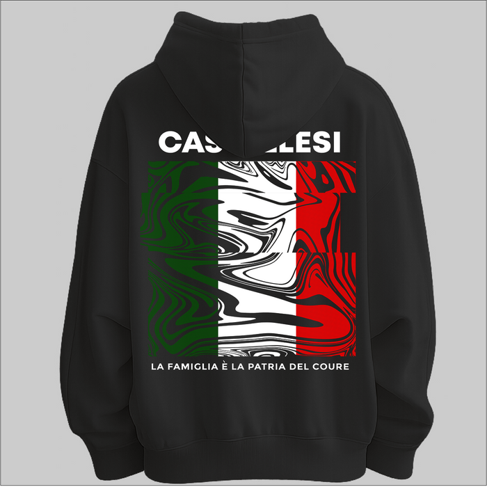 Italian Flag Hoodie Unisex