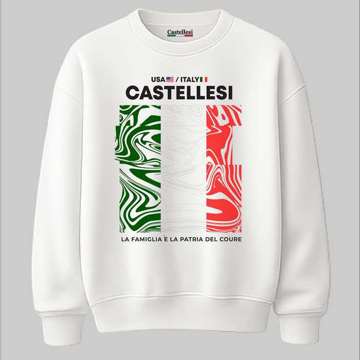 Italian Flag Sweatshirt