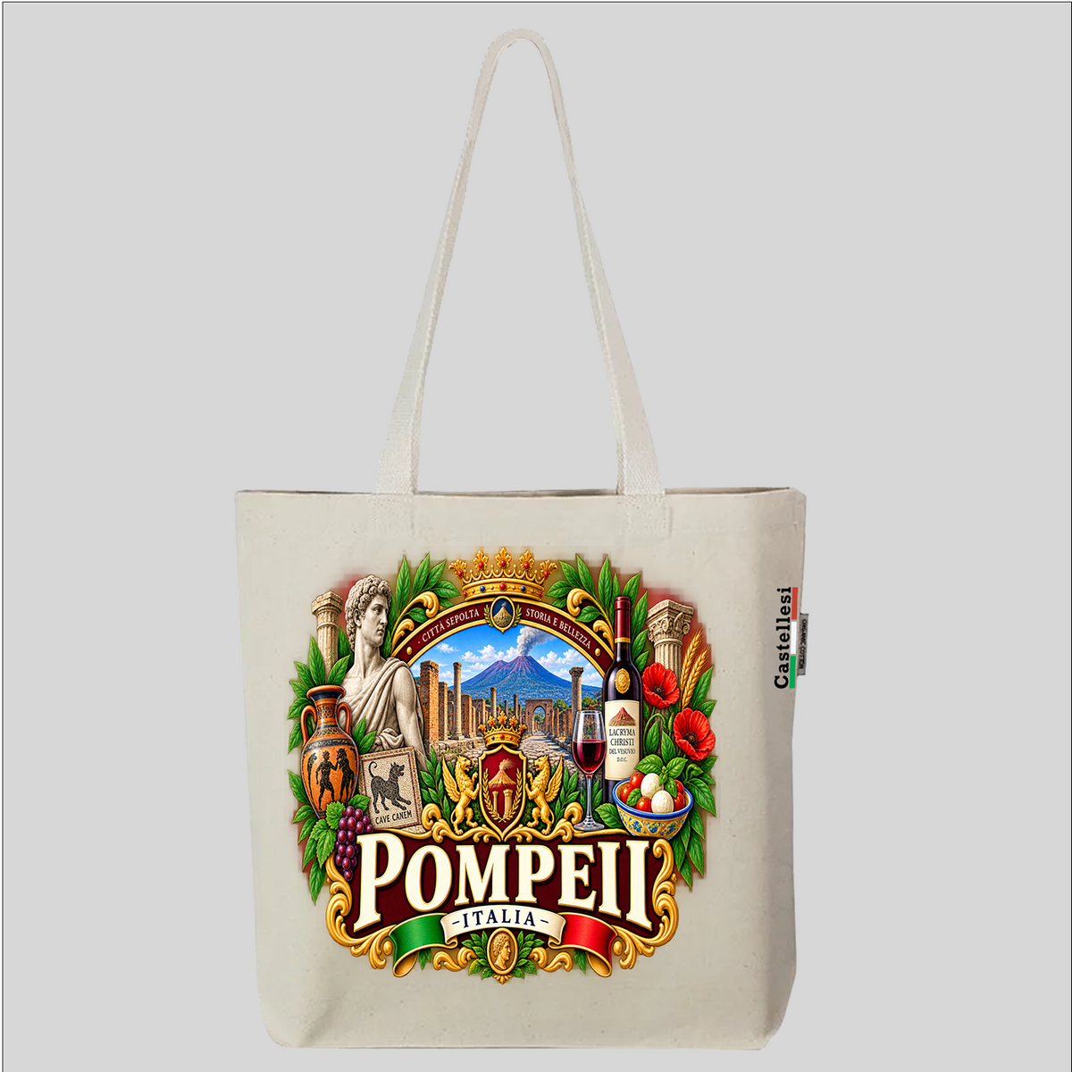 Pompeii Stemma Tote by Castellesi