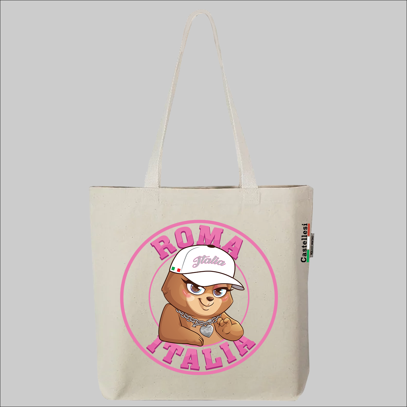 Roma Bear Tote Bag