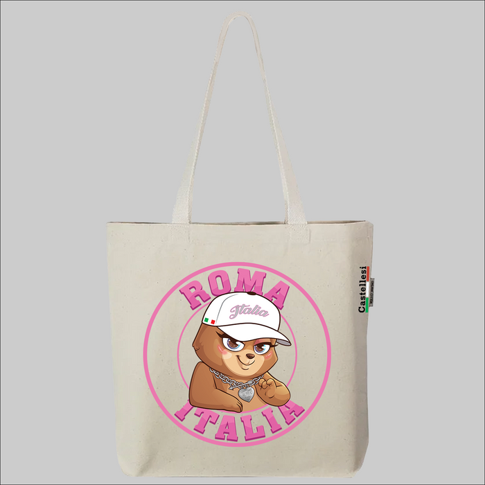 Roma Bear Tote Bag