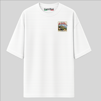 Castel Baronia Francobolli d'Italia T-Shirt Bianco by Castellesi
