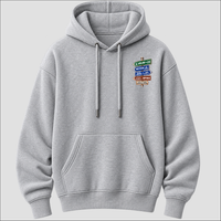 Avellino Strade d’Italia left chest hoodie by Castellesi in grey
