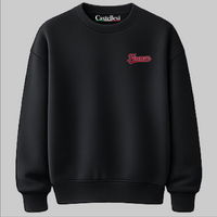 Firenze Varsity left chest sweatshirt by Castellesi in black