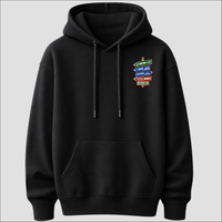Matera Strade d’Italia left chest hoodie by Castellesi in black