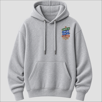 Matera Strade d’Italia left chest hoodie by Castellesi in grey