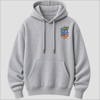 Milano Strade d’Italia left chest hoodie by Castellesi in grey