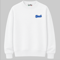 Napoli Strade d’Italia left chest sweatshirt by Castellesi in white