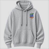 Nocera Inferiore Strade d’Italia left chest hoodie by Castellesi in grey