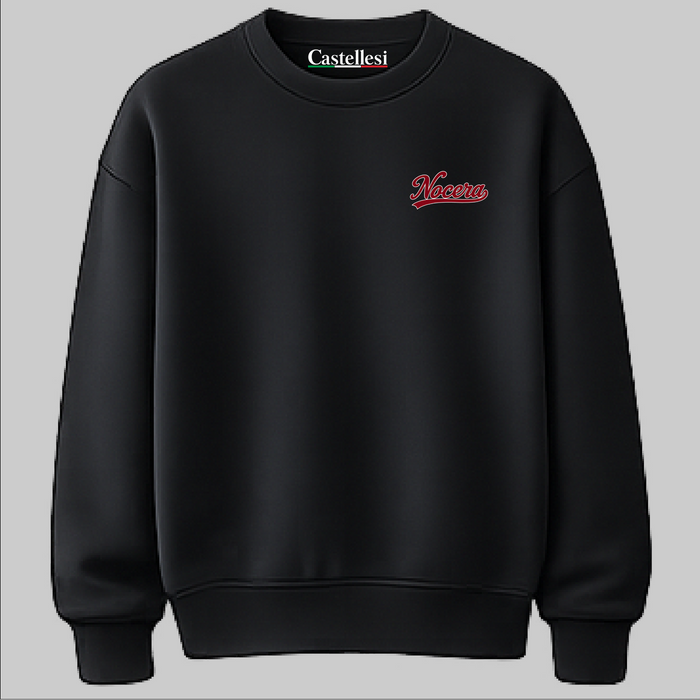 Nocera Inferiore Varsity left chest sweatshirt by Castellesi in black