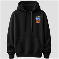 Palermo Strade d’Italia left chest hoodie by Castellesi in black