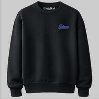 Salerno Varsity left chest sweatshirt by Castellesi in black